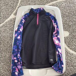 BCG Black and Multicolor Long Sleeve Athletic Top